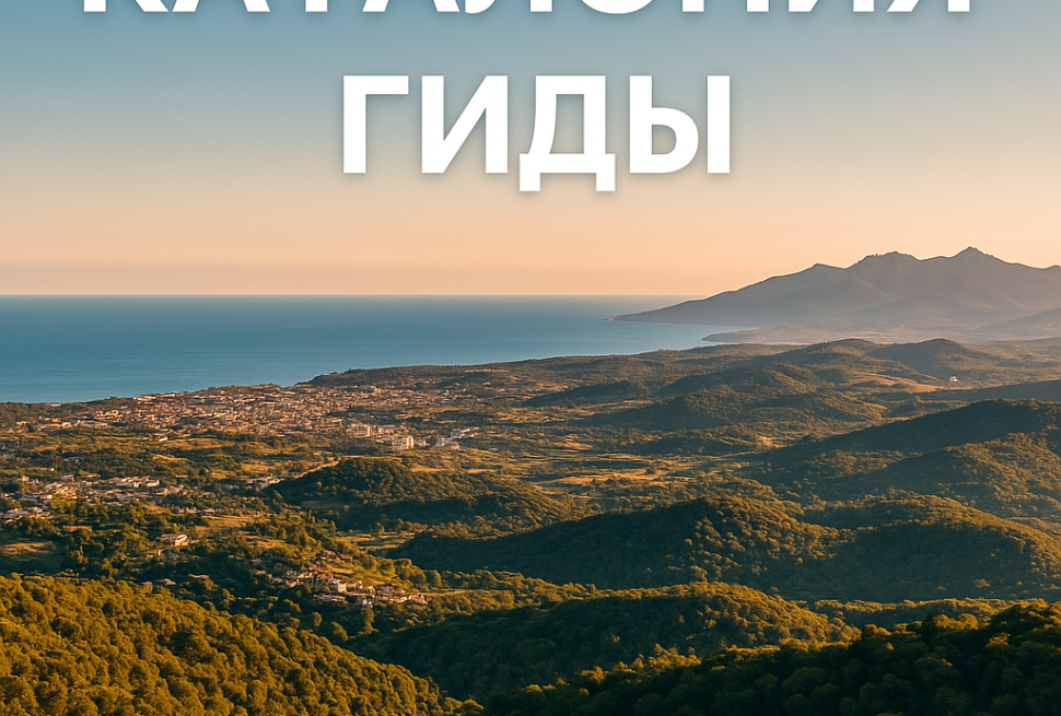 Панорама Каталонии с видом на море и горы